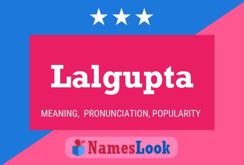 ملصق اسم Lalgupta