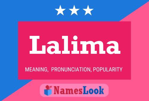 ملصق اسم Lalima