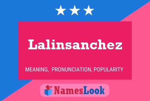 ملصق اسم Lalinsanchez