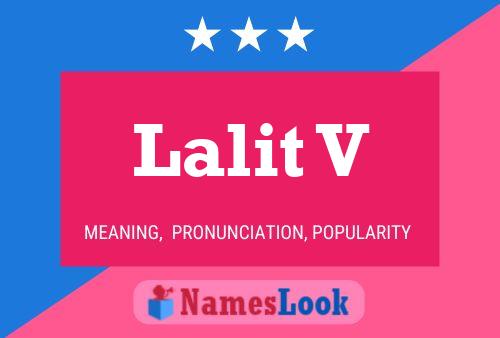 ملصق اسم Lalit V