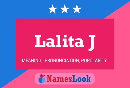 ملصق اسم Lalita J