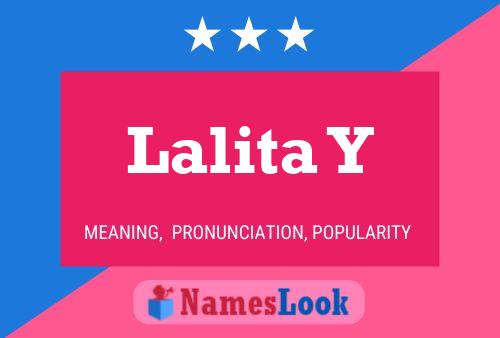 ملصق اسم Lalita Y