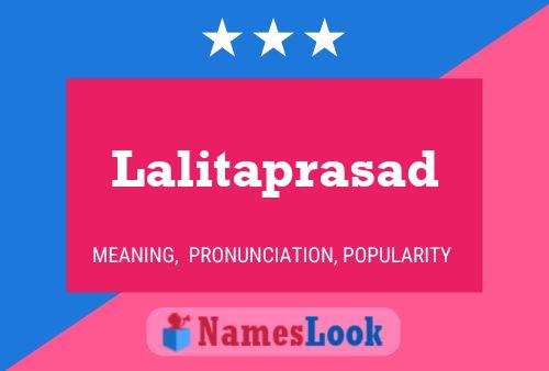 ملصق اسم Lalitaprasad