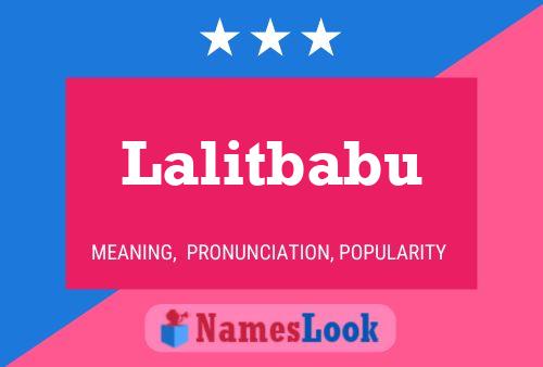 ملصق اسم Lalitbabu