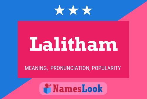 ملصق اسم Lalitham