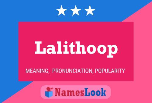 ملصق اسم Lalithoop