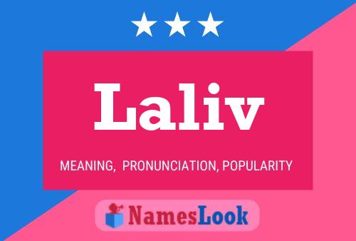 ملصق اسم Laliv