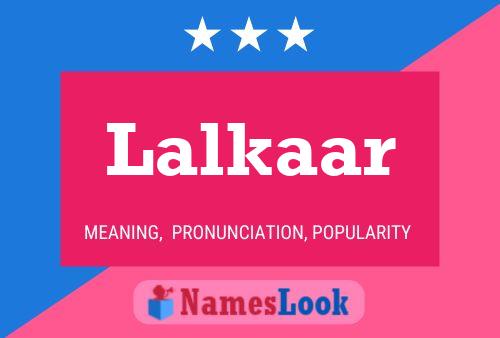 ملصق اسم Lalkaar