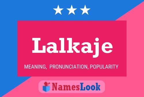 ملصق اسم Lalkaje