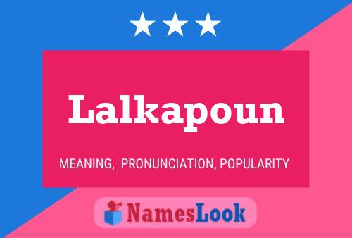 ملصق اسم Lalkapoun