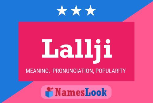 ملصق اسم Lallji