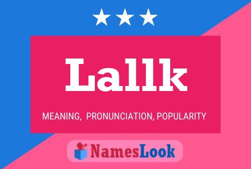 ملصق اسم Lallk