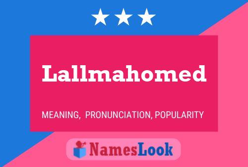 ملصق اسم Lallmahomed