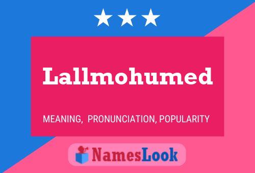 ملصق اسم Lallmohumed