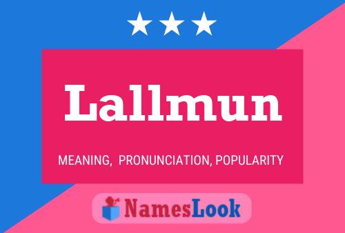 ملصق اسم Lallmun