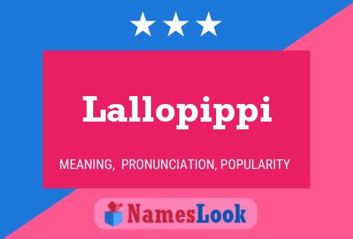 ملصق اسم Lallopippi