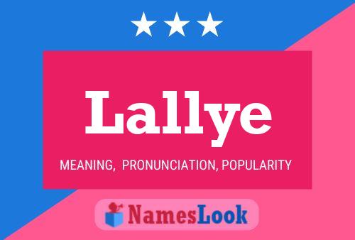 ملصق اسم Lallye