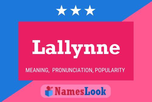 ملصق اسم Lallynne