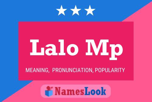 ملصق اسم Lalo Mp