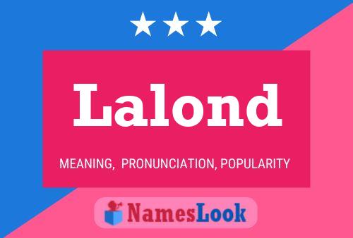 ملصق اسم Lalond