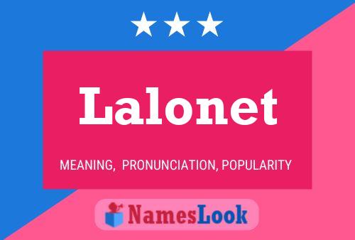 ملصق اسم Lalonet