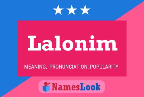 ملصق اسم Lalonim