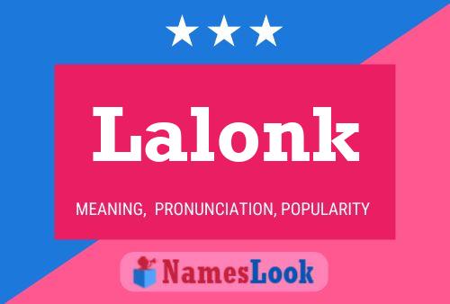 ملصق اسم Lalonk