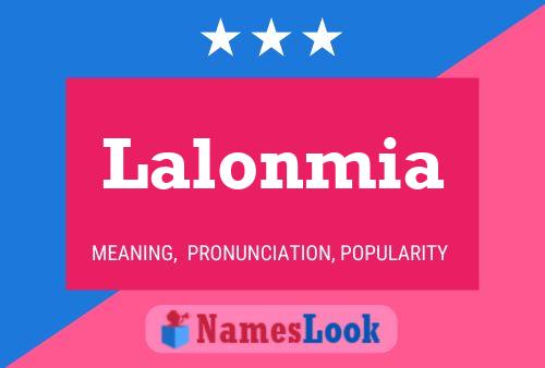 ملصق اسم Lalonmia