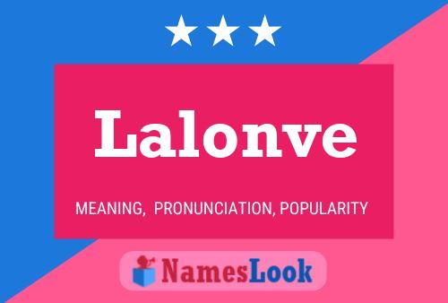 ملصق اسم Lalonve