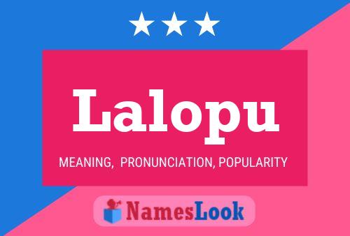 ملصق اسم Lalopu