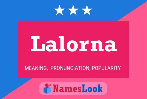 ملصق اسم Lalorna