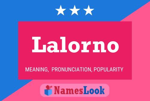 ملصق اسم Lalorno