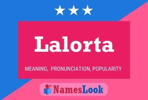 ملصق اسم Lalorta