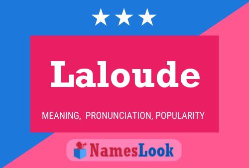 ملصق اسم Laloude