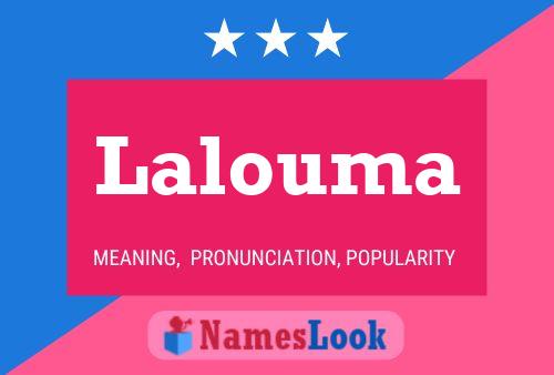 ملصق اسم Lalouma