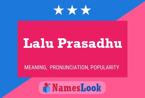 ملصق اسم Lalu Prasadhu