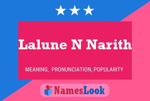 ملصق اسم Lalune N Narith