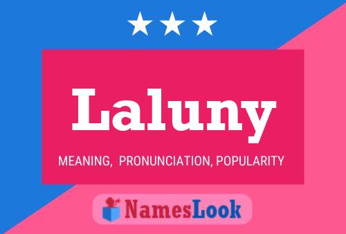 ملصق اسم Laluny