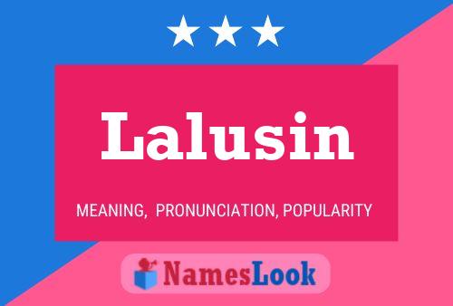 ملصق اسم Lalusin