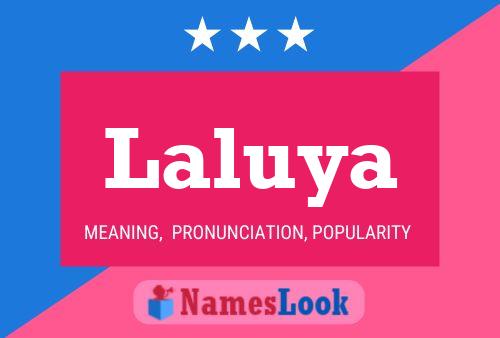 ملصق اسم Laluya