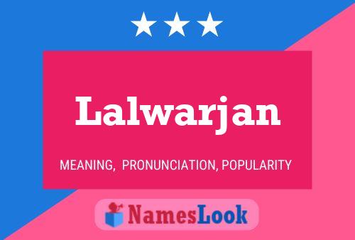 ملصق اسم Lalwarjan