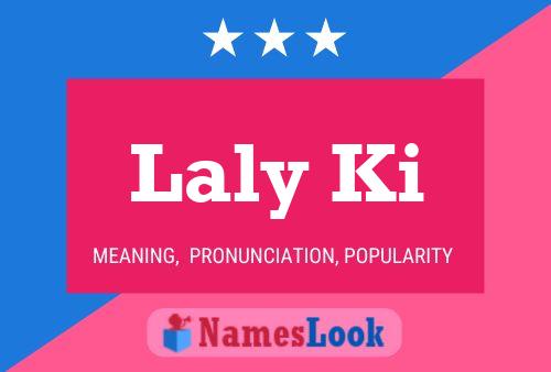 ملصق اسم Laly Ki