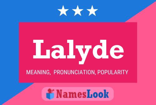 ملصق اسم Lalyde