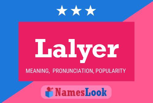 ملصق اسم Lalyer