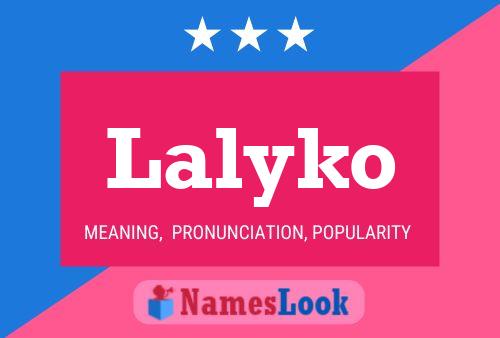 ملصق اسم Lalyko