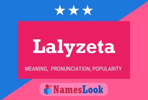 ملصق اسم Lalyzeta