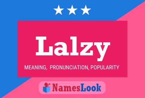 ملصق اسم Lalzy