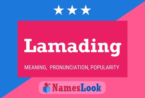 ملصق اسم Lamading