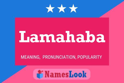 ملصق اسم Lamahaba