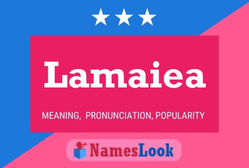 ملصق اسم Lamaiea